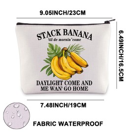 Stack Banana Makeup Bag Shake Shake Shake Senora Gifts Daylight Come and Me Wan' Go Home Gifts (Stack UK)