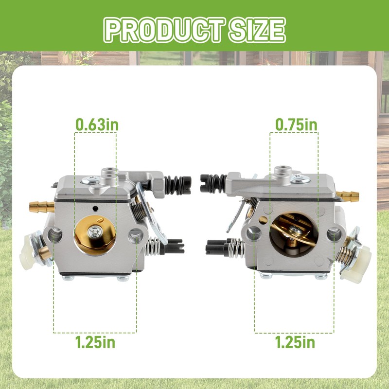 partszen Carburetor Ignition Coil with Air Filter Spark Plug for