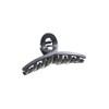 VINGTAINE H7420-BK- Simple Color Hair Claw M Hair Clip Half