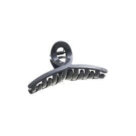 VINGTAINE H7420-BK- Simple Color Hair Claw M Hair Clip Half Up Hair Bundle