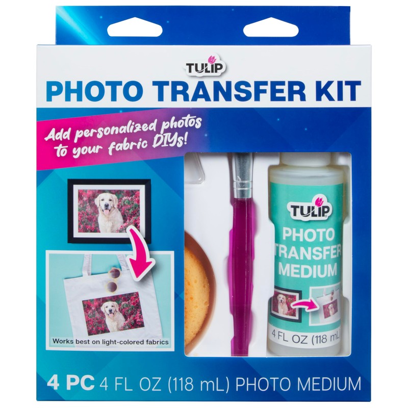 Tulip Photo Transfer Kit for Fabric, All-in-One and Easy to