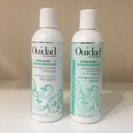 Ouidad Vitalcurl+ Clear & Gentle Shampoo and Balancing Rinse Conditioner Duo