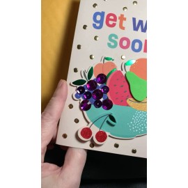 Tailormade Get Well Soon Card! Lovely Fruit Basket!