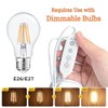 Pendant Light Cord with E26/E27 Socket, 15FT Extension Cable, Stepless