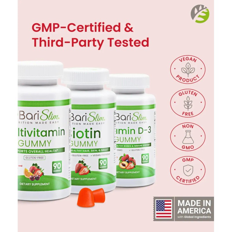 Barislim Multivitaminas Gummies Post Cirugía Bariátrica 90