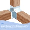 uxcell 3-Way Gazebo Brackets Kit, Right Angle Corner Bracket Woodworking