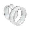 1 PAIR (2pcs) ACRYLIC TUNNELS Double Flare Gauges Solid Saddle