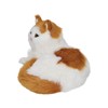Simulation Furry Cat Figurine Home Cute Funny Synthetic Fur Cat