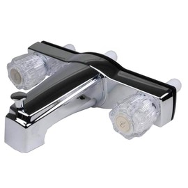 Plumbing & Fixtures New RV and Mobile Home Bath Tub & Shower Faucet With 8 in. Valves - Chrome