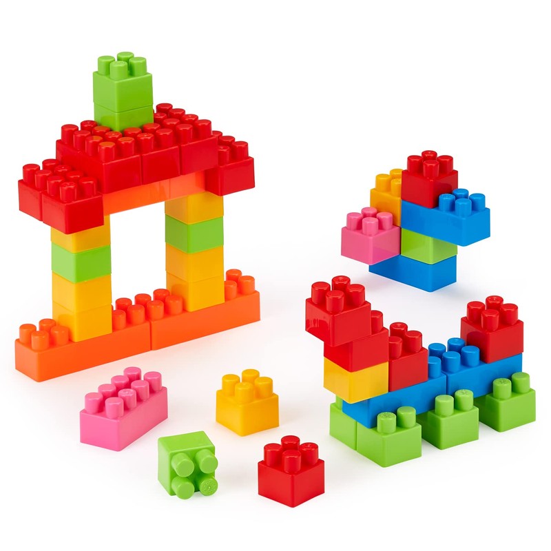 Ecoiffier Toys 838 - Bag with Bricks for Stacking -