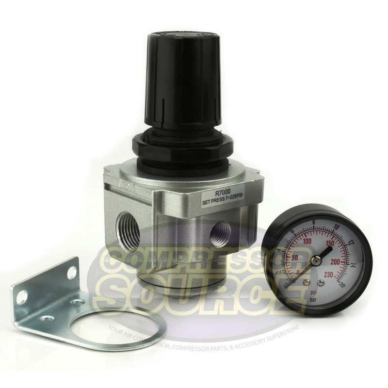 Air Pressure Regulator for compressor compressed air 3/4" FREE GAUGE