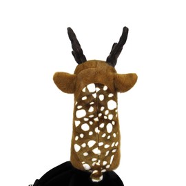 Scott Edward Funny Golf Club Cover Fit Good for Drivers Club Cute Animal Zoo Design Soft Functional Headcover Stylish Protection for Men and Women (Sika-Deer-DR)