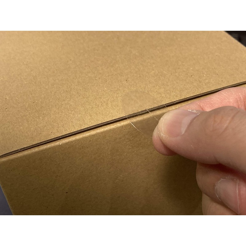 Hanaten Sealing Seal, Clear Oval Wrapping, 1.0 x 0.7 inches