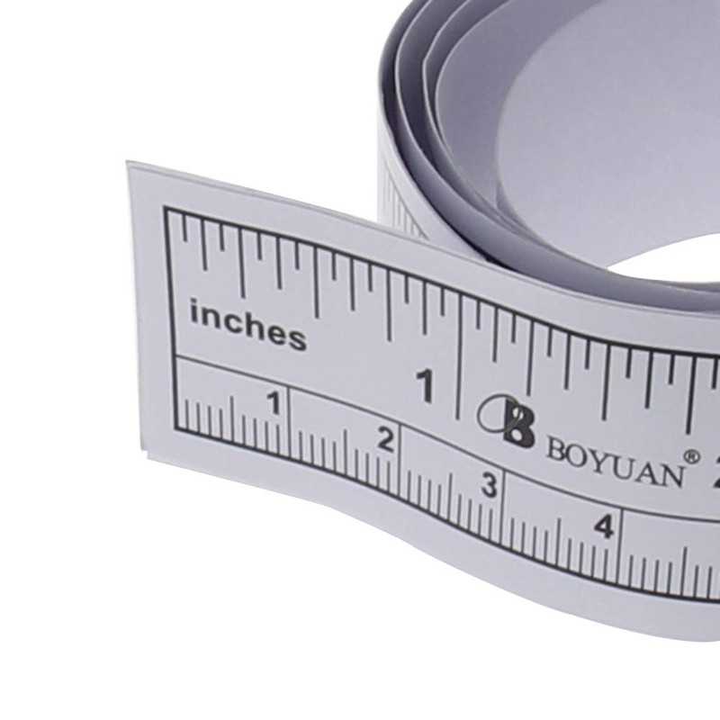 Utoolmart Self-Adhesive Measuring Tape, Adhesive Backed Tape, Double Scale Stick,