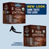 Lundberg Organic Thin Stackers Rice Cake, Decadent Dark Chocolate, Fair
