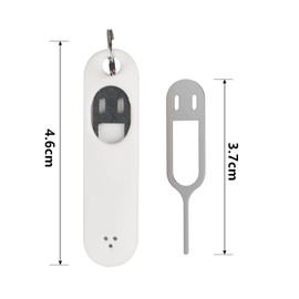 Samcos SIM Card Release Pin Removal Pin SIM Eject Pin for Mobile Phones and Smartphones, Replacement Parts, Removal Tool, Keychain Included (Set of 3)