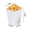 Ainmto 24PCS White Popcorn Boxes Mini Paper Popcorn Containers for