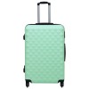 Mint ABS Hardcase Trolley Suitcasecolor: Green Color