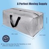 HOMESURE 8 Pack Large Strong Moving Bags with Zippers &