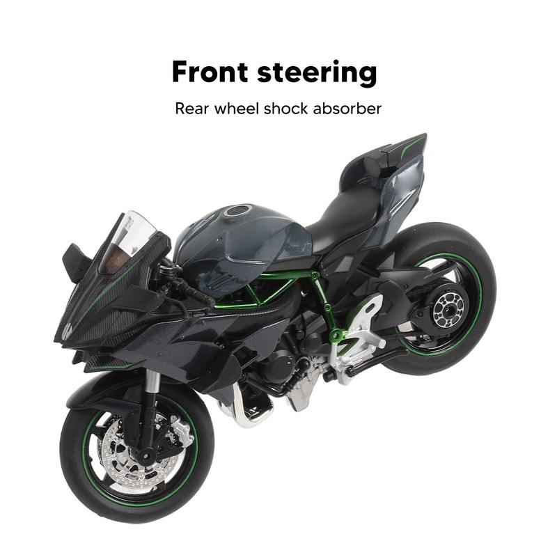 1: 12 Scale Motorcycle Model with Light Sound Simulated Motorcycle