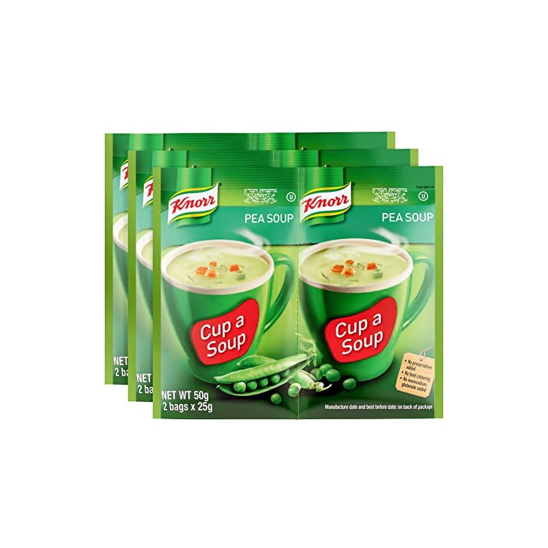 Knorr Pea Soup Mix 1.52oz (3x2 Packs for 6 Pouches