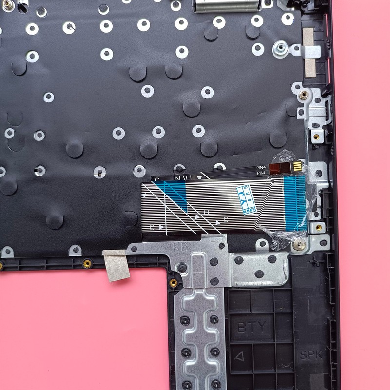 LTPRPTS Replacement Laptop Upper Case Palmrest Backlit Keyboard Assembly Part