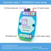 2Pcs RS485/422/232 Fiber Optic Converter Bidirectional Transimitter Receiver Modem Transmission