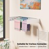 ZMBESUP Laundry Drying Rack Collapsible, Wall Mounted Drying Rack, Clothes