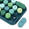 2.4GHz Wireless Numeric Keypad 18 Keys Retro Color Round Keycaps
