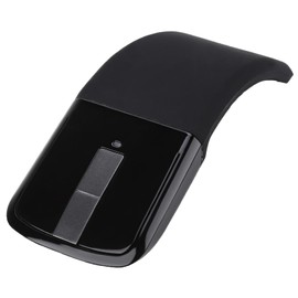Locadence Wireless Arc Mouse, Two Touches Bluetooth Slim Silent Mouse, Touch Thin Portable Folding Optical Mouse for PC Mac Laptop