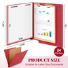 Skyygemm 24 Pack Large Classification Folders with 1 Divider,pressboard File