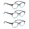 OLOMEE Reading Glasses Women Cute Small Round Readers +3.00 for