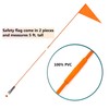 Trademark Innovations Bicycle Safety Flag 5'. Safety Flag with Bicycle