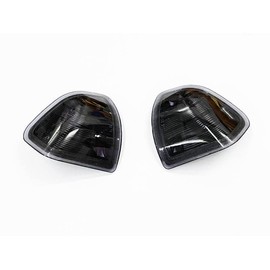 Ormax 2X Smoke Lens LED Powered Tow Mirror Turn Signal Lights Replacement for Dodge Ram 2011-2017