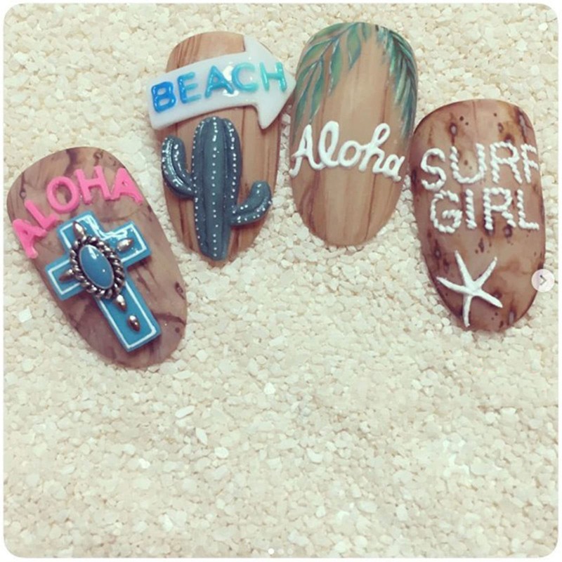 3D Letters and Numbers Nail Art Mold Silicone Combination Decorative