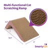 SmartyKat Scratch Ladder, Angled Corrugated Cat Scratcher for Cats &