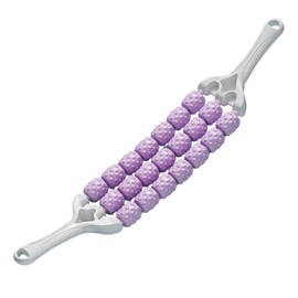 Perfeclan Massageroller-Stick, Muskelentspanner, Handmassagegerät für, Fitness und Fitnessstudio, Massagegerät für Beine, Arme, Gesäß, Oberschenkel, Lila