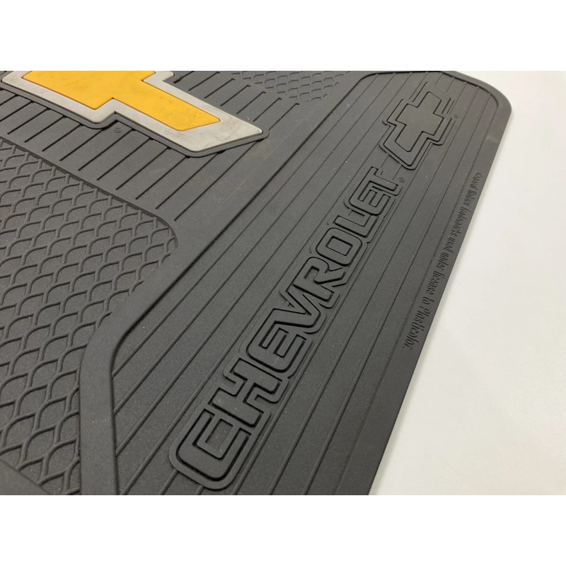 Plasticolor 001247 Rear Single Rubber Utility Floor Mat 14"x17" For