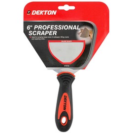 DEKTON DT95794 Professional Scraper, Black/Red, 6-inch