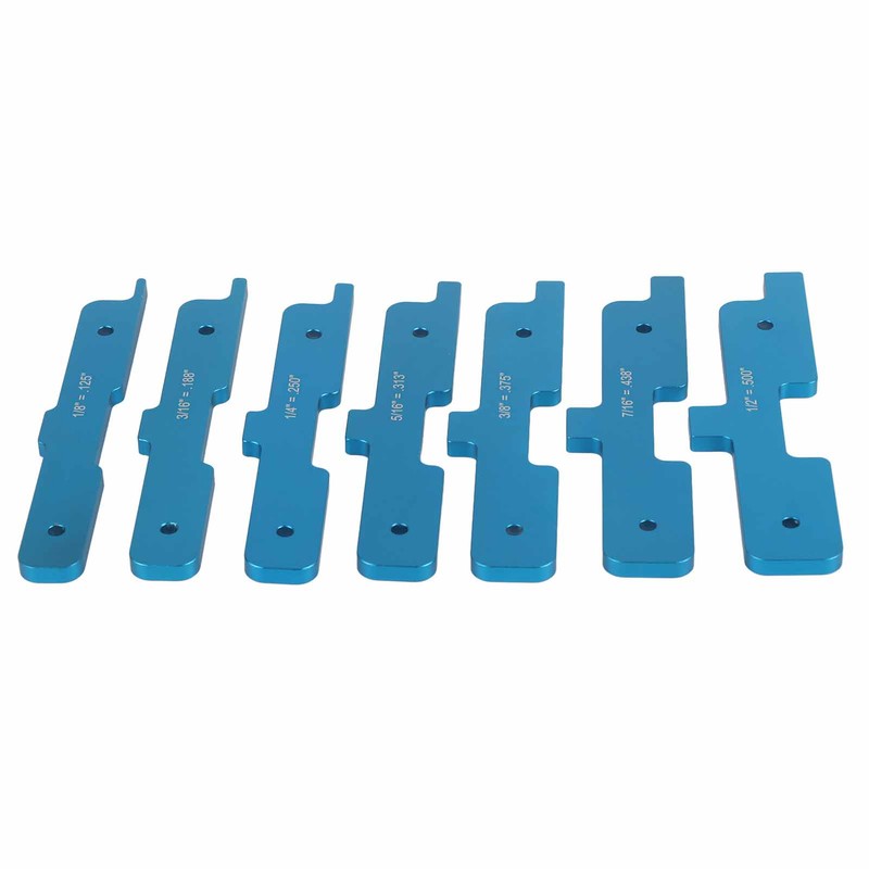 7Pcs Gauge Block Set Aluminum Alloy Saw Table Setup Bars