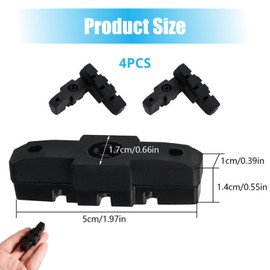 Magura HS Brake Pads 2 Pairs for HS11, HS22, HS24, HS33, HS 33 RE, HS 33 R Urban, HS 33 R Trial, HS 33 R Firmtech - High Braking Performance, Durable and Perfect Fit, Brake Pads Bicycle Black