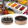 Manual Spice Grinder Mini Design Durable Metal ABS Portable Easy