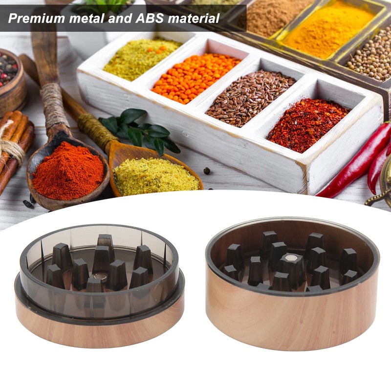 Manual Spice Grinder Mini Design Durable Metal ABS Portable Easy
