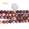 (8mm, Multi-color Mookaite) - Gem-Inside Round Frost Mookaite Beads Strand