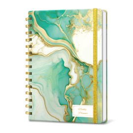 Weekly Planner Undated, Habits Formation/Skills Promotion Planner, Weekly Goals Schedule, Academic Planner, 57 Weeks Habit Tracker, Undated Daily Planner, Gratitude Journal(Green Marble)