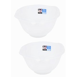 Home Fittings ® Wham Clear Mixing Bowl 2 litres (Pack of 2)