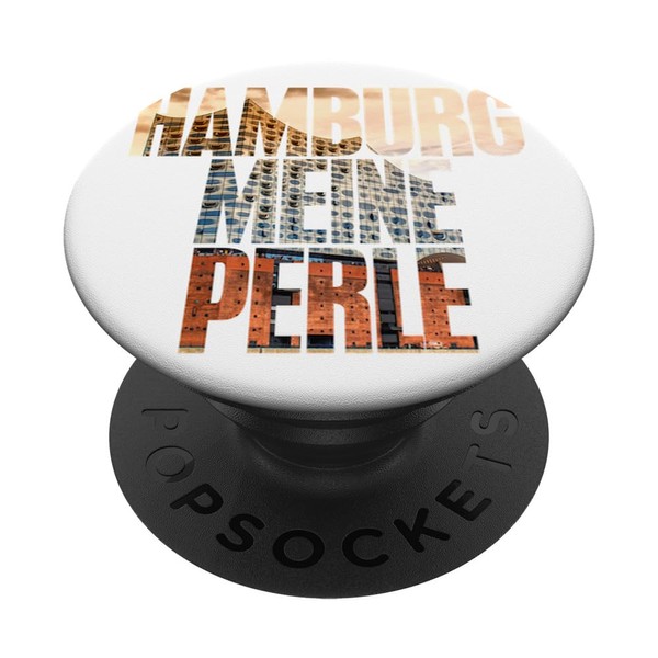 Hamburg PopSockets PopGrip T-Shirt for Men and Women, Extendable Base