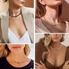 Prosteel Black Cuban Link Chain Necklace For Women Chocker 16inch