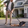 Angle Broom Heavy Duty Broom for Indoor Outdoor Clean(Black&Yellow)