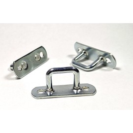 EnB, Eye Plate, Bow Clam, Strap Ramp, Various Sizes, Extremely Durable, Tarpaulin Attachment, Mounting Hooks, Trailer Accessories, Boat Accessories, Rust Resistant (10, Strap Ramp 25 x 51 cm)